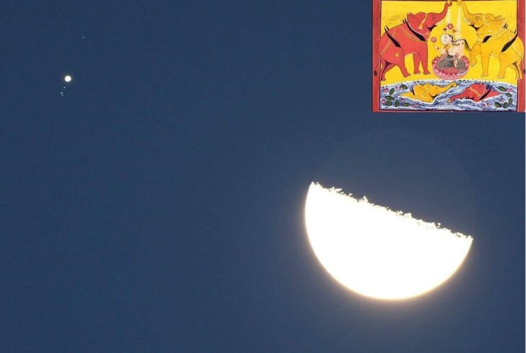 Moon & Jupiter Conjunction (Gajakesari Yoga)