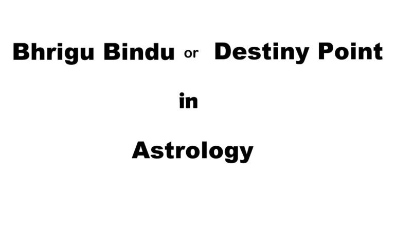Bhrigu Bindu in Astrology ( Destiny Point )