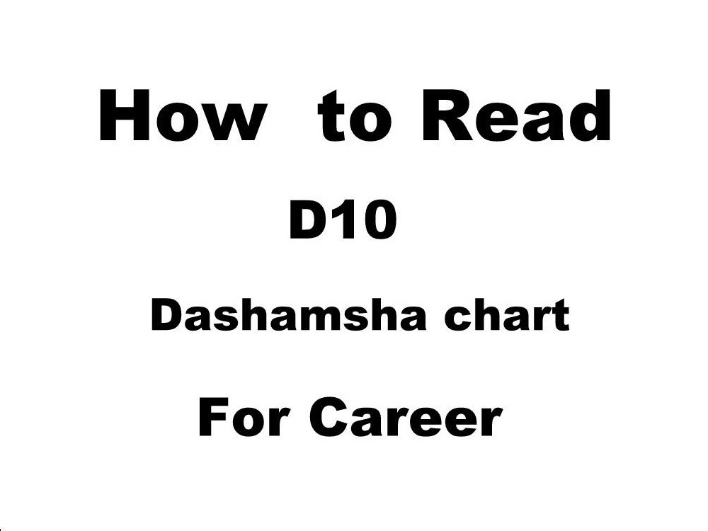 How To Read Dashamsha Chart In Astrology For Career Success It is an attempt to bring vedic astrology within the understanding of all those who have even the slightest interest in this great legacy of india. vedic raj astrology
