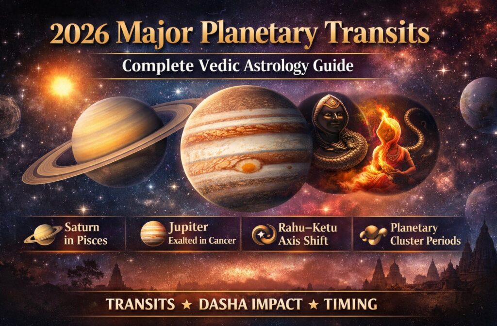 2026 Major Planetary Transits: Complete Vedic Astrology Guide
