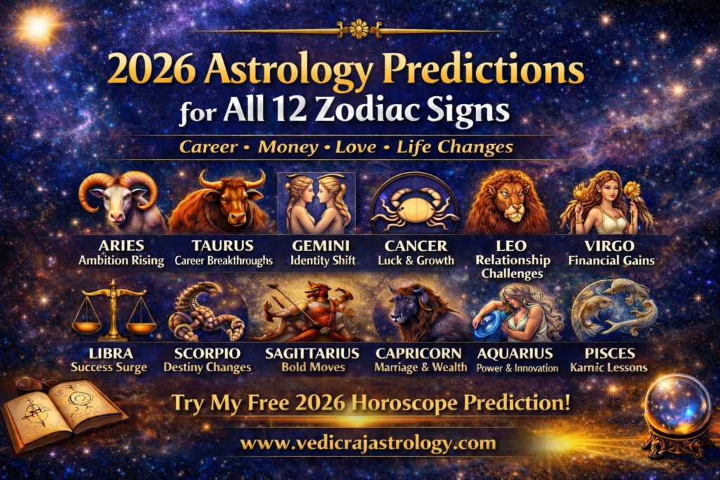 2026 Astrology Predictions for All 12 Zodiac Signs: Career, Money, Love & Major Life Changes