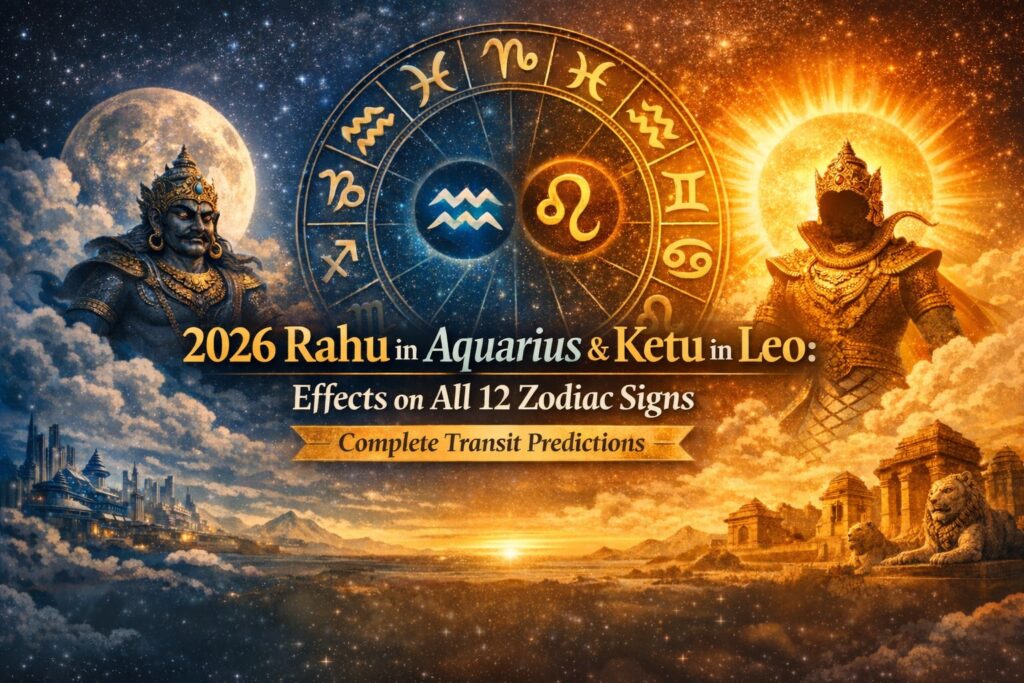 2026 Rahu in Aquarius & Ketu in Leo: Effects on All 12 Zodiac Signs