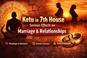 Ketu in 7th House: Serious Effects on Marriage & Relationships