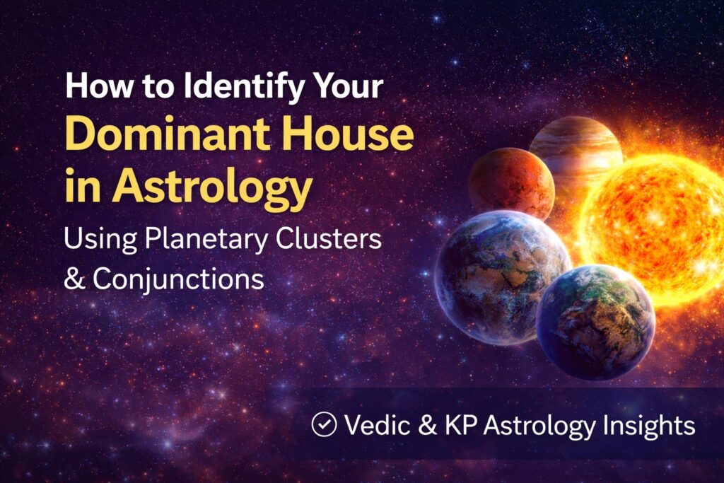 How to Identify Your Dominant House in Astrology Using Planetary Clusters & Conjunctions