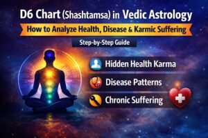D6 Chart (Shashtamsa) in Vedic Astrology: How to Analyze Health, Disease & Karmic Suffering — Step-by-Step Guide