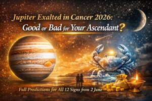 Jupiter Exalted in Cancer 2026: Good or Bad for Your Ascendant? Full Predictions for All 12 Signs from 2 June