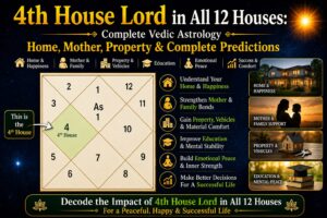 4th House Lord in All 12 Houses – Home, Mother, Property & Complete Vedic Astrology Predictions