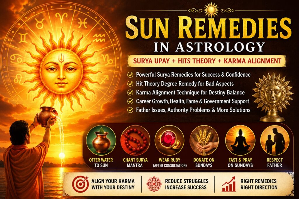 Sun Remedies in Astrology: Powerful Surya Upay for Career, Health, Fame & Confidence